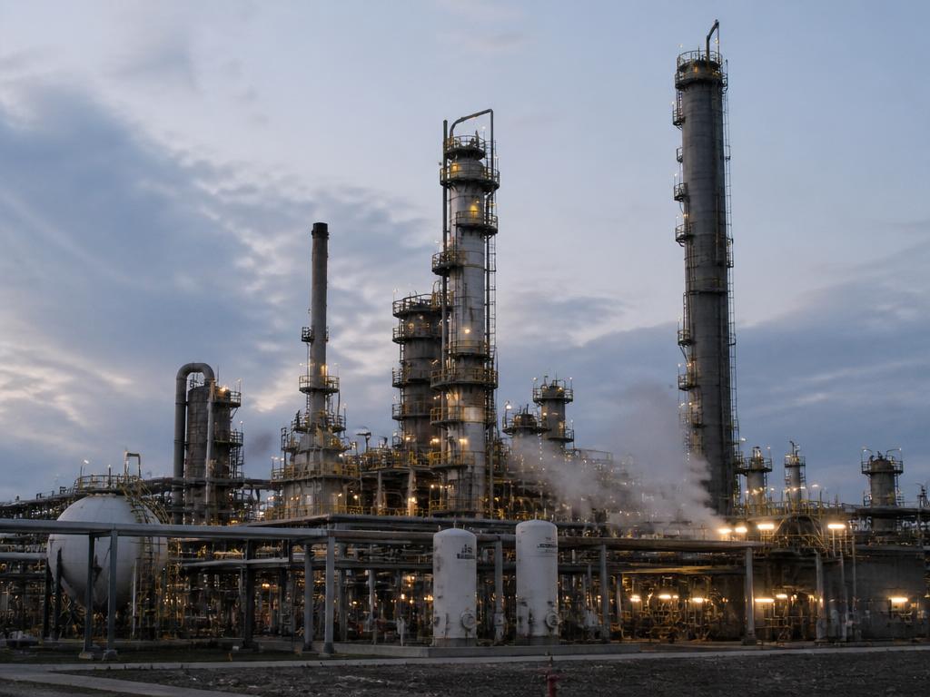 Planta industrial de energía