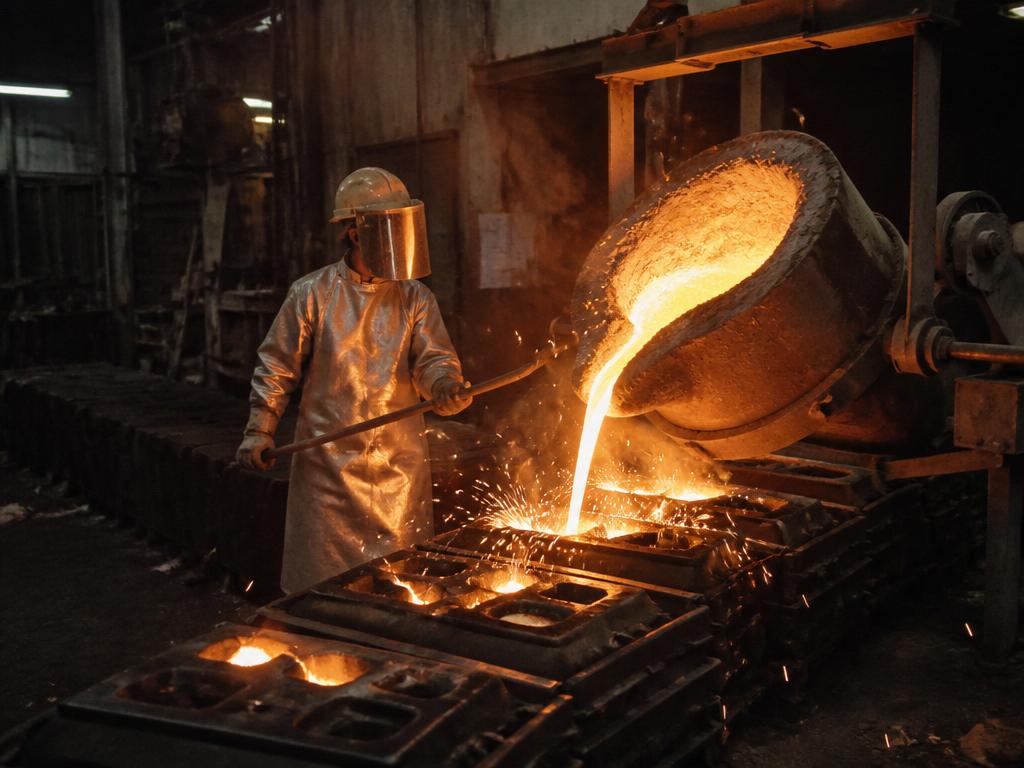 Horno industrial de fundición