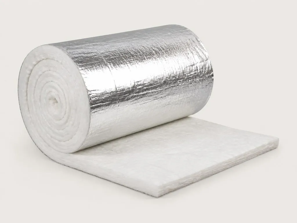 Manta de fibra biosoluble Alu Foil 1100ºC