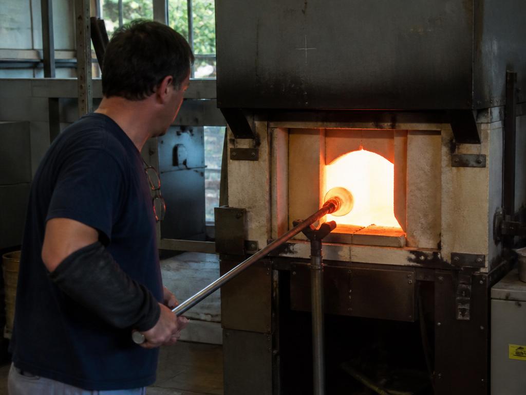 Horno de fusión de vidrio